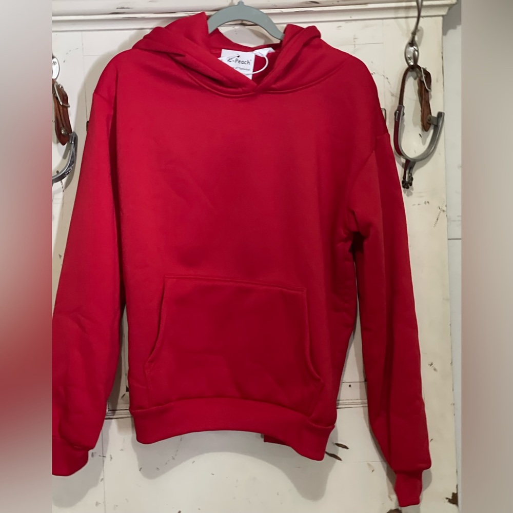 Classic Red Hoodie Sweatshirt NWT Soft!